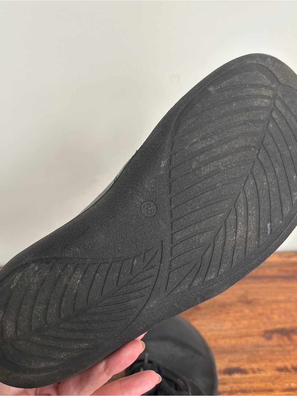 Be Lenka Icon Black Leather Chukka Barefoot Shoes Ankle Boots Unisex Sz EU 38 - Picture 10 of 11